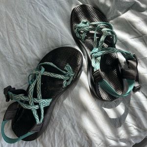 Chaco double strap sport sandals with toe loop